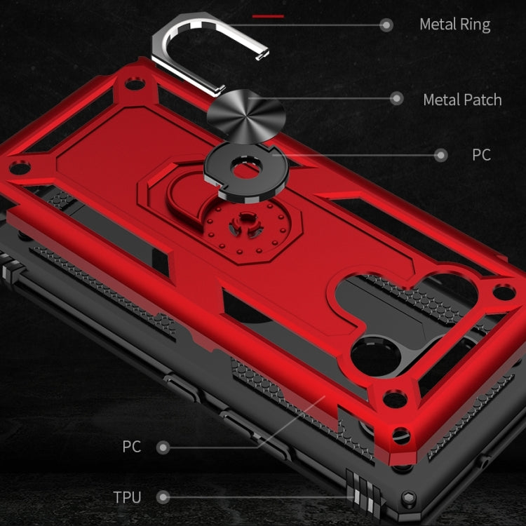 For LG Stylo 6 Shockproof TPU + PC Protective Case with 360 Degree Rotating Holder, For LG Stylo 6