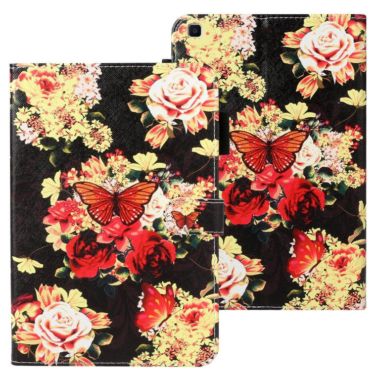 Cross Texture Painted Horizontal  Leather Case with Sleep / Wake-up Function & Card Slot & Holder & Wallet, For Galaxy Tab A 8.0 (2019) T290, For Galaxy Tab A 10.1 (2019) T510, For Galaxy Tab S5e T720, For iPad Air, For iPad 10.2...