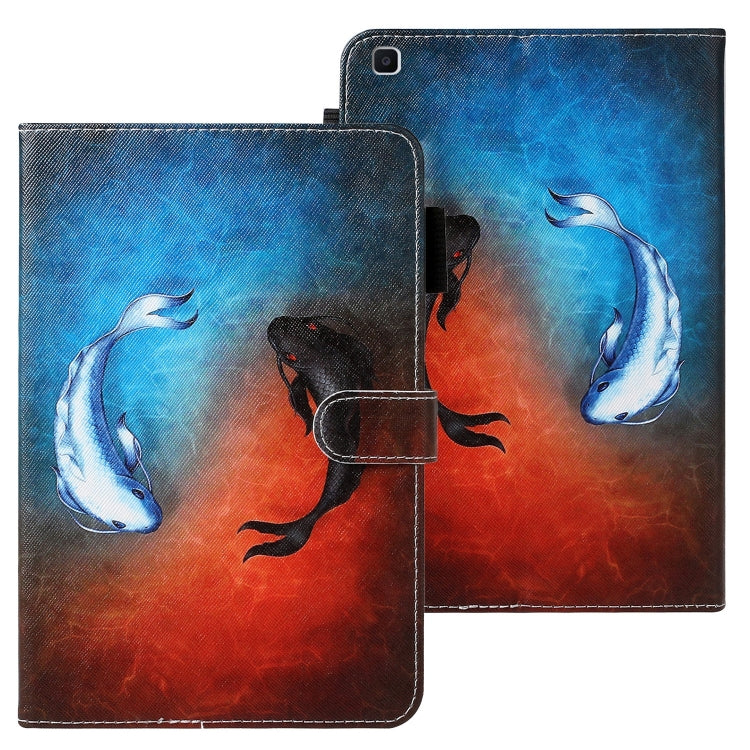 Cross Texture Painted Horizontal  Leather Case with Sleep / Wake-up Function & Card Slot & Holder & Wallet, For Galaxy Tab A 8.0 (2019) T290, For Galaxy Tab A 10.1 (2019) T510, For Galaxy Tab S5e T720, For iPad Air, For iPad 10.2...
