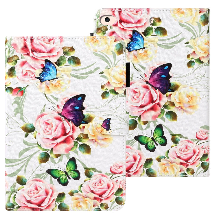 Cross Texture Painted Horizontal  Leather Case with Sleep / Wake-up Function & Card Slot & Holder & Wallet, For iPad 10.2, For iPad Air, For iPad Air 2, For iPad 9.7 inch (2017), For iPad 9.7 (2018), For iPad Pro 9.7, For iPad Mini / 5 / 4 / 3 / 2 /1...