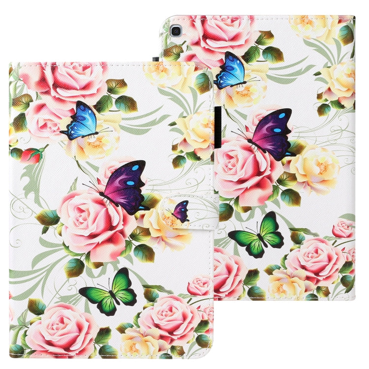 Cross Texture Painted Horizontal  Leather Case with Sleep / Wake-up Function & Card Slot & Holder & Wallet, For iPad 10.2, For iPad Air, For iPad Air 2, For iPad 9.7 inch (2017), For iPad 9.7 (2018), For iPad Pro 9.7, For iPad Mini / 5 / 4 / 3 / 2 /1...