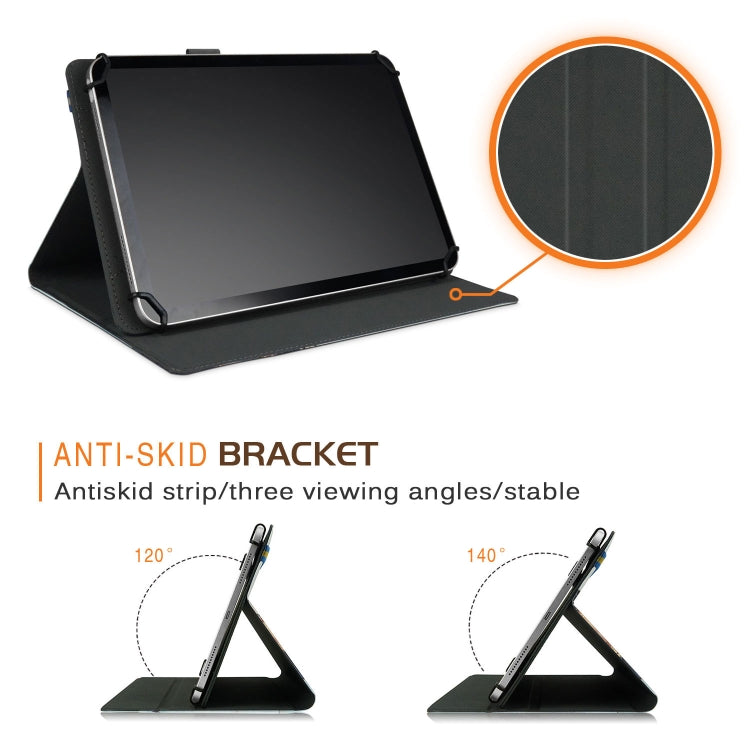Marble Pattern Stitching Leather Tablet Case, For 10 inch