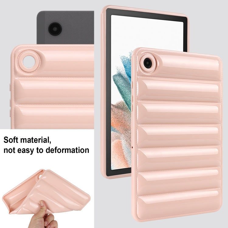 For Samsung Galaxy Tab S6 Lite P610 / P615 Eiderdown Cushion Shockproof Tablet Case(Pink)