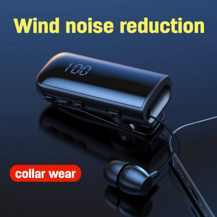 Fineblue F901 Waterproof Lavalier Earphone for Driving and Riding(Black)