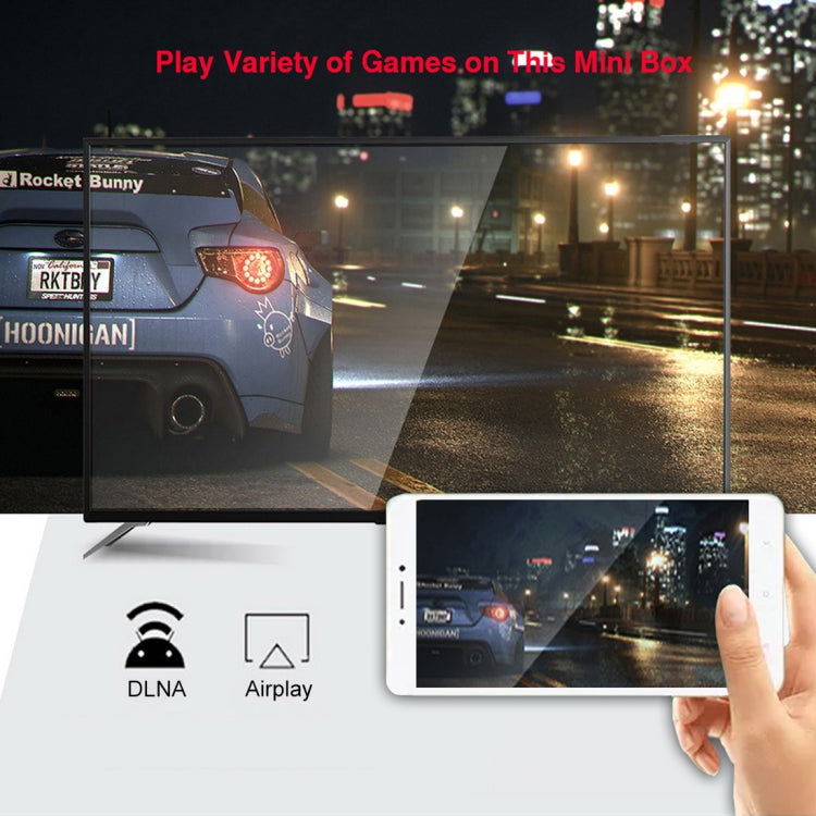 H96 Max-3318 4K Ultra HD Android TV Box with Remote Controller, Android 10.0, RK3318 Quad-Core 64bit Cortex-A53, 2GB+16GB, Support TF Card / USBx2 / AV / Ethernet, Plug Specification:UK Plug