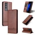 AZNS Magnetic Calf Texture Flip Leather Phone Case, For Honor 80 GT