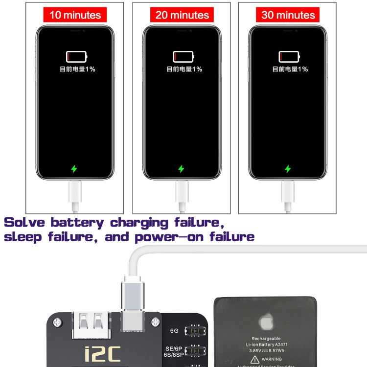 i2C KC01 Multi-function Comprehensive Battery Repair Instrument for iPhone 6-14 Pro Max, Version:High Configuration Version