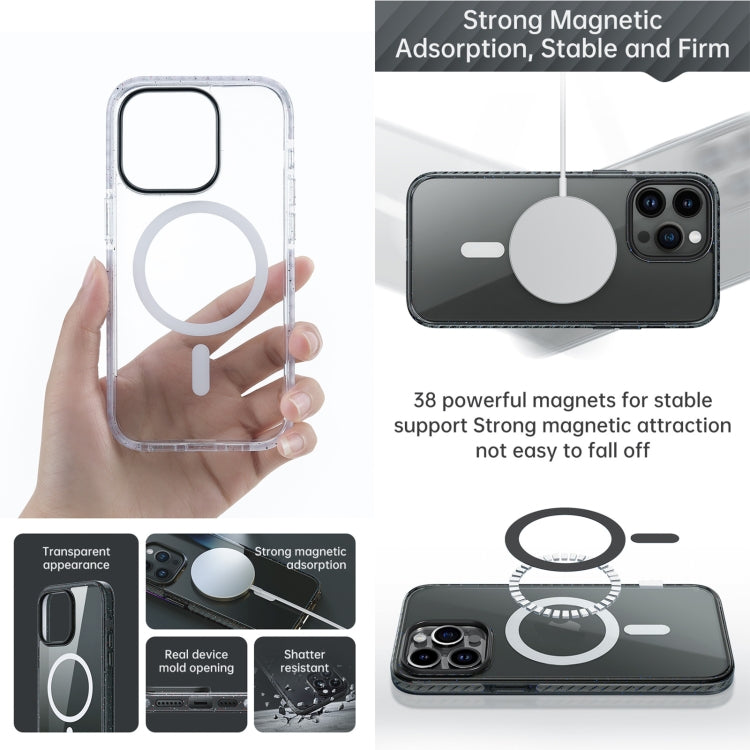 Rock Crystal Armor Shockproof Magsafe Phone Case, For iPhone 14 Pro Max