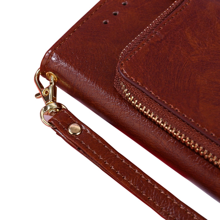 Zipper Bag Leather Phone Case, For Honor X5 4G, For Honor X40, For OnePlus Ace 2V 5G