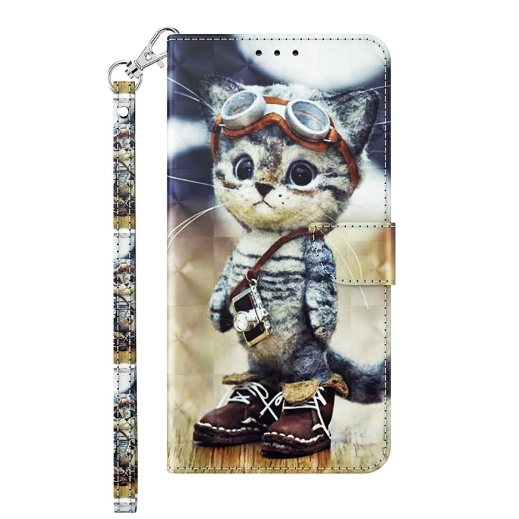 3D Painted Pattern Leather Phone Case, For Honor Magic5 Lite