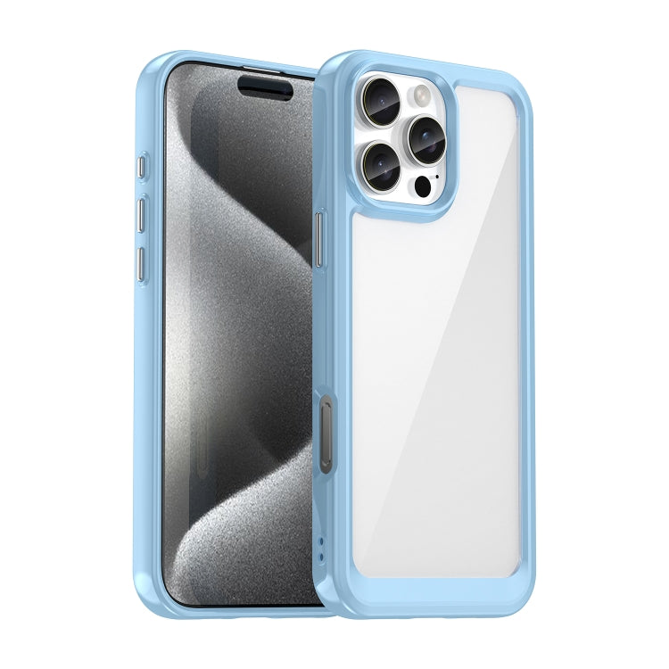 Colorful Series Acrylic + TPU Phone Case, For iPhone 17e / 16e, For iPhone 16 Pro Max, For iPhone 16 Pro, For iPhone 16 Plus