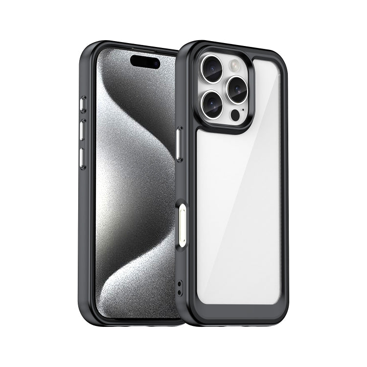 Colorful Series Acrylic + TPU Phone Case, For iPhone 17e / 16e, For iPhone 16 Pro Max, For iPhone 16 Pro, For iPhone 16 Plus