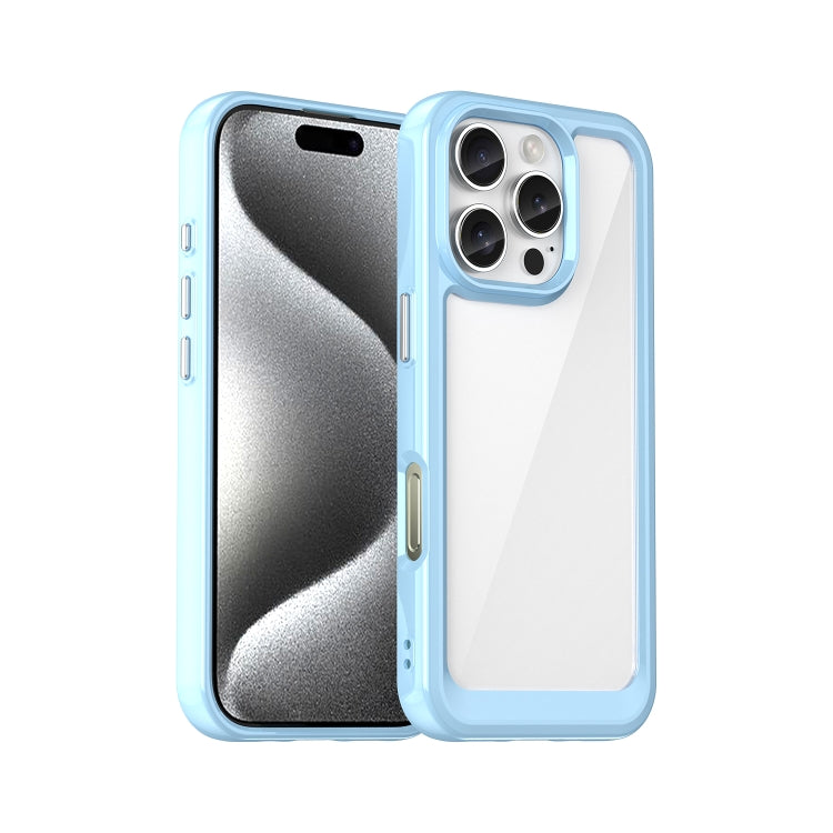 Colorful Series Acrylic + TPU Phone Case, For iPhone 17e / 16e, For iPhone 16 Pro Max, For iPhone 16 Pro, For iPhone 16 Plus