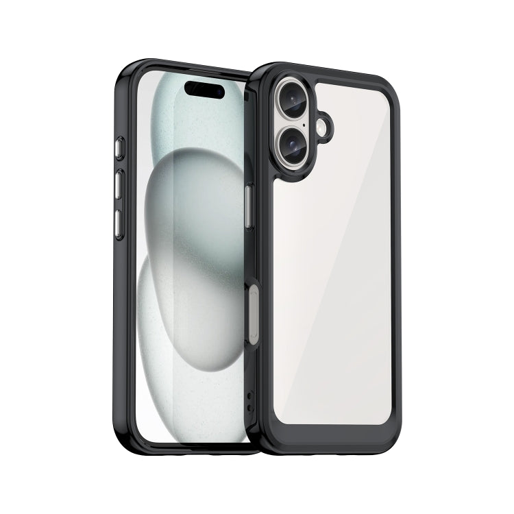 Colorful Series Acrylic + TPU Phone Case, For iPhone 17e / 16e, For iPhone 16 Pro Max, For iPhone 16 Pro, For iPhone 16 Plus