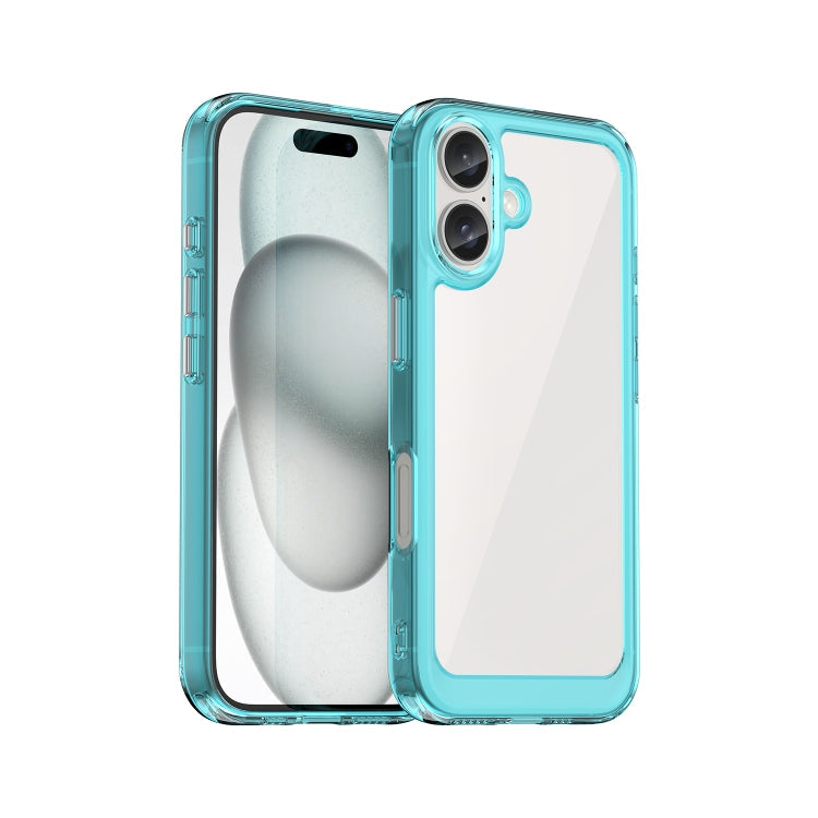 Colorful Series Acrylic + TPU Phone Case, For iPhone 17e / 16e, For iPhone 16 Pro Max, For iPhone 16 Pro, For iPhone 16 Plus