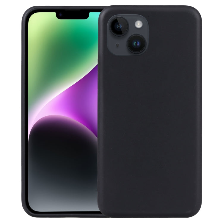 For iPhone 15 TPU Phone Case(Black)