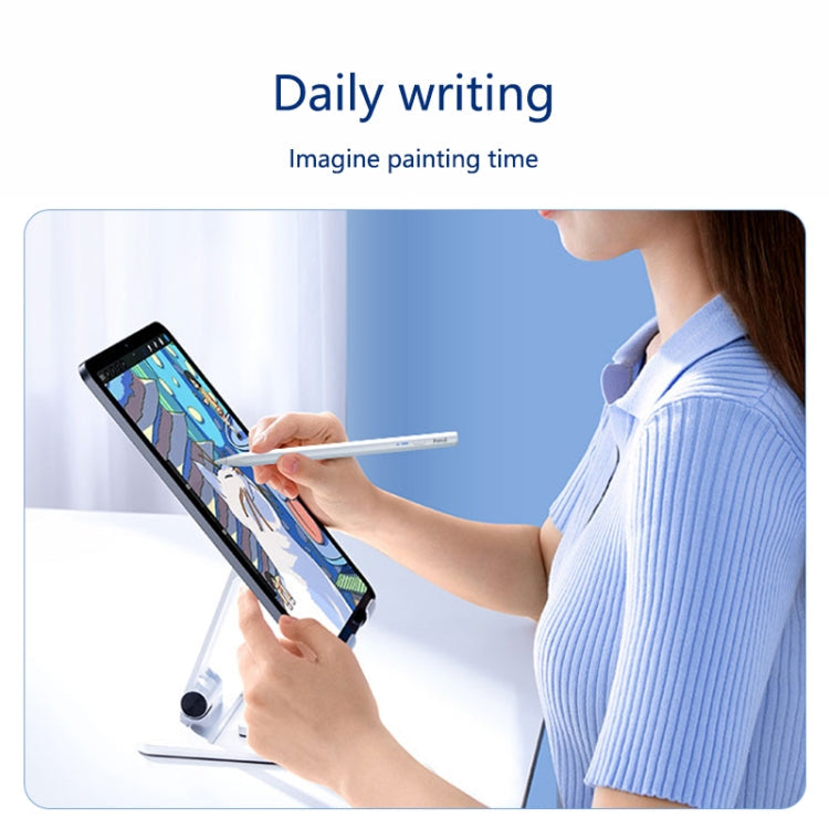 BP18-BL Type-C Universal Hexagonal Bluetooth Stylus Pen(White)