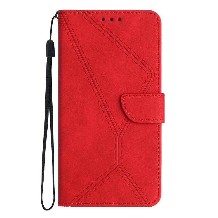 Stitching Embossed Leather Phone Case, For Sony Xperia 10 V