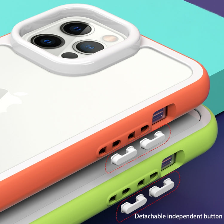 Color Frame 2 in 1 Hollow Cooling Phone Case, For iPhone 12 Pro Max, For iPhone 11