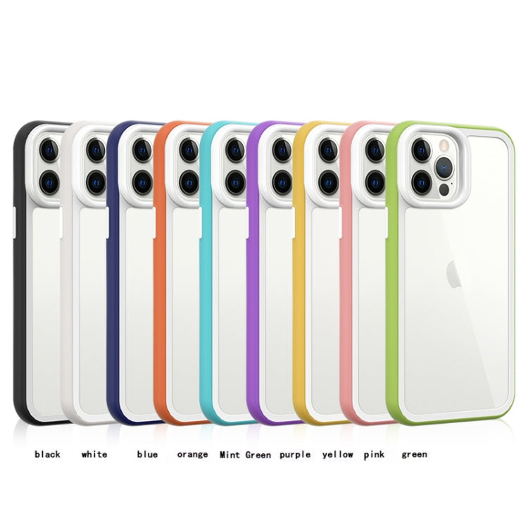 Color Frame 2 in 1 Hollow Cooling Phone Case, For iPhone 14 Pro Max, For iPhone 13