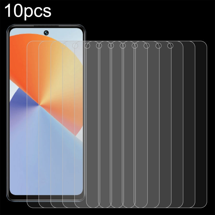 10pcs 0.26mm 9H 2.5D Tempered Glass Film, For Infinix Hot 30 Play NFC, For Infinix Hot 30 5G, For Infinix Hot 9 Lite, For Infinix GT 10 Pro, For Infinix Zero 30, For Infinix Zero 30 4G, For Infinix Note 30 Pro, For Infinix Note 30i, For Infinix Smart 7...