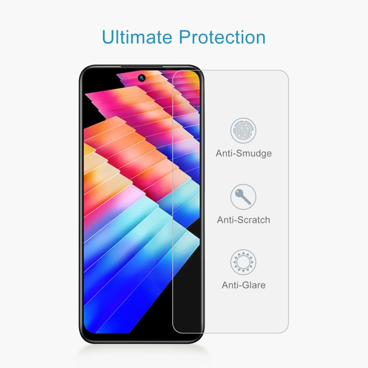 10pcs 0.26mm 9H 2.5D Tempered Glass Film, For Infinix Hot 30 Play NFC, For Infinix Hot 30 5G, For Infinix Hot 9 Lite, For Infinix GT 10 Pro, For Infinix Zero 30, For Infinix Zero 30 4G, For Infinix Note 30 Pro, For Infinix Note 30i, For Infinix Smart 7...