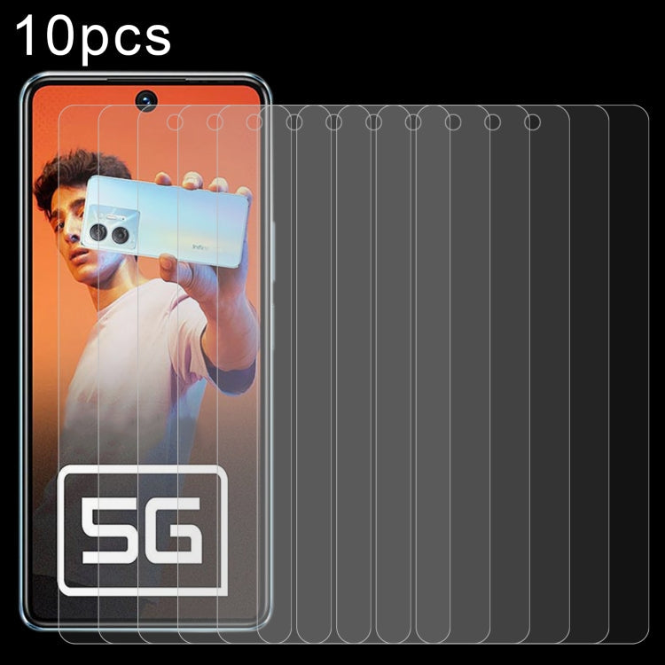 10pcs 0.26mm 9H 2.5D Tempered Glass Film, For Infinix Hot 30 Play NFC, For Infinix Hot 30 5G, For Infinix Hot 9 Lite, For Infinix GT 10 Pro, For Infinix Zero 30, For Infinix Zero 30 4G, For Infinix Note 30 Pro, For Infinix Note 30i, For Infinix Smart 7...