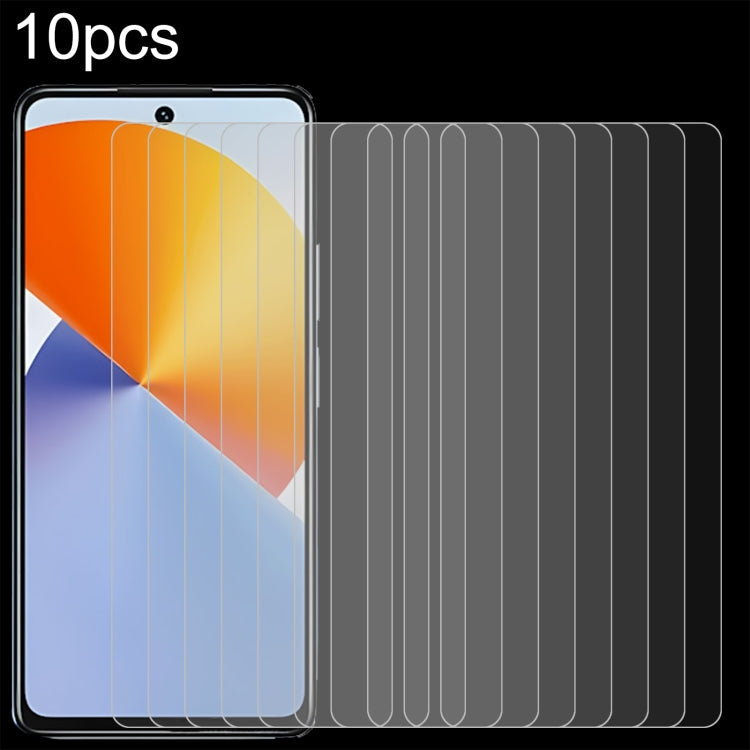 10pcs 0.26mm 9H 2.5D Tempered Glass Film, For Infinix Hot 30 Play NFC, For Infinix Hot 30 5G, For Infinix Hot 9 Lite, For Infinix GT 10 Pro, For Infinix Zero 30, For Infinix Zero 30 4G, For Infinix Note 30 Pro, For Infinix Note 30i, For Infinix Smart 7...