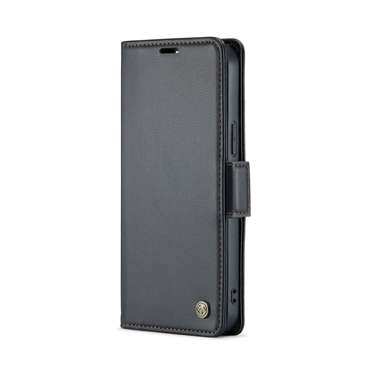CaseMe 023 Butterfly Buckle Litchi Texture RFID Anti-theft Leather Phone Case, For iPhone 14 Pro, For iPhone 15 Plus, For iPhone 15, For iPhone 14 Pro Max