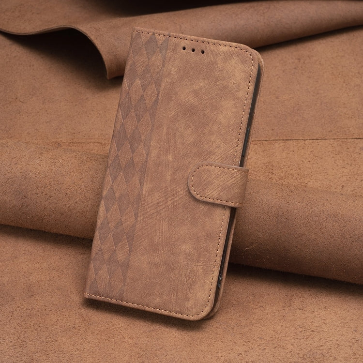 Plaid Embossed Leather Phone Case, For iPhone 11 Pro, For iPhone 15 Plus, For iPhone 11 Pro Max, For iPhone X / XS
