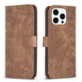 Plaid Embossed Leather Phone Case, For iPhone 15 Pro Max, For iPhone 14, For iPhone 14 Plus, For iPhone 14 Pro