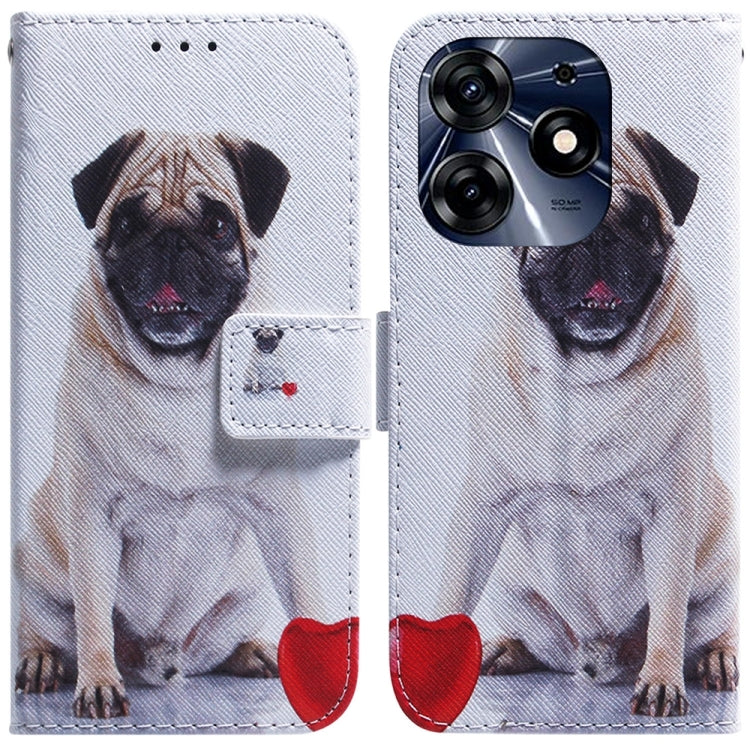 Coloured Drawing Flip Leather Phone Case, For Tecno Spark 10 / Spark 10C, For Tecno Spark 10 Pro
