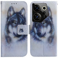 Coloured Drawing Flip Leather Phone Case, For Tecno Camon 20 Premier 5G, For Tecno Camon 20 Pro 5G