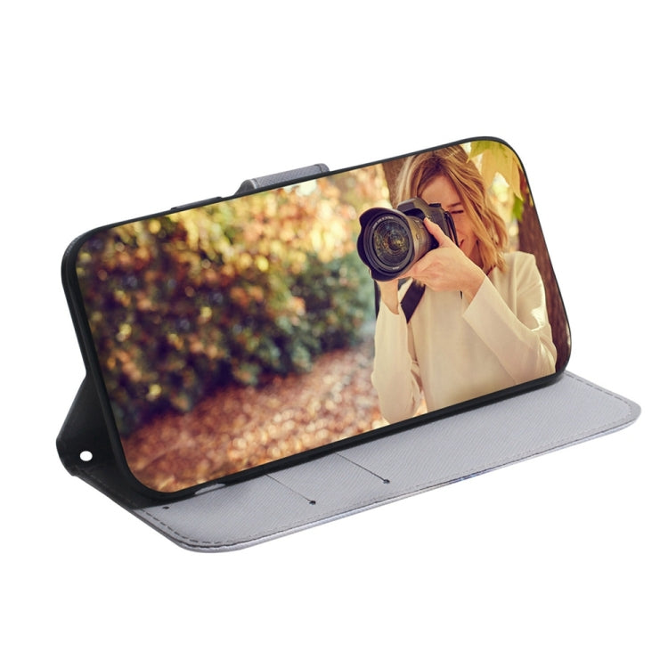 Coloured Drawing Flip Leather Phone Case, For Tecno Pova 6 Neo, For Tecno Pova 6 Pro / Pova 6