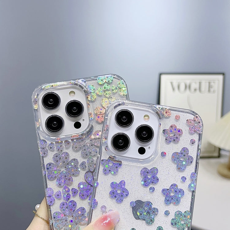 Little Star Series Glitter Powder TPU Phone Case, For iPhone 12, For iPhone 12 Pro