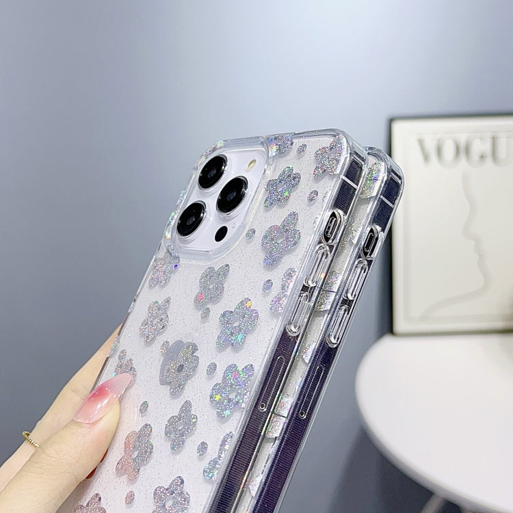 Little Star Series Glitter Powder TPU Phone Case, For iPhone 14, For iPhone 14 Pro