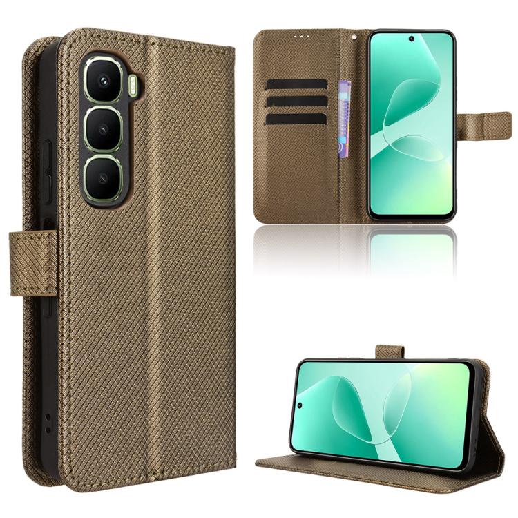 Diamond Texture Leather Phone Case, For Infinix Note 60 / 60 Pro 5G, For Infinix Hot 60i 5G / Tecno Spark Go 5G, For Infinix Hot 60i 4G / Hot 60 5G, For Infinix Hot 60 Pro+ 4G
