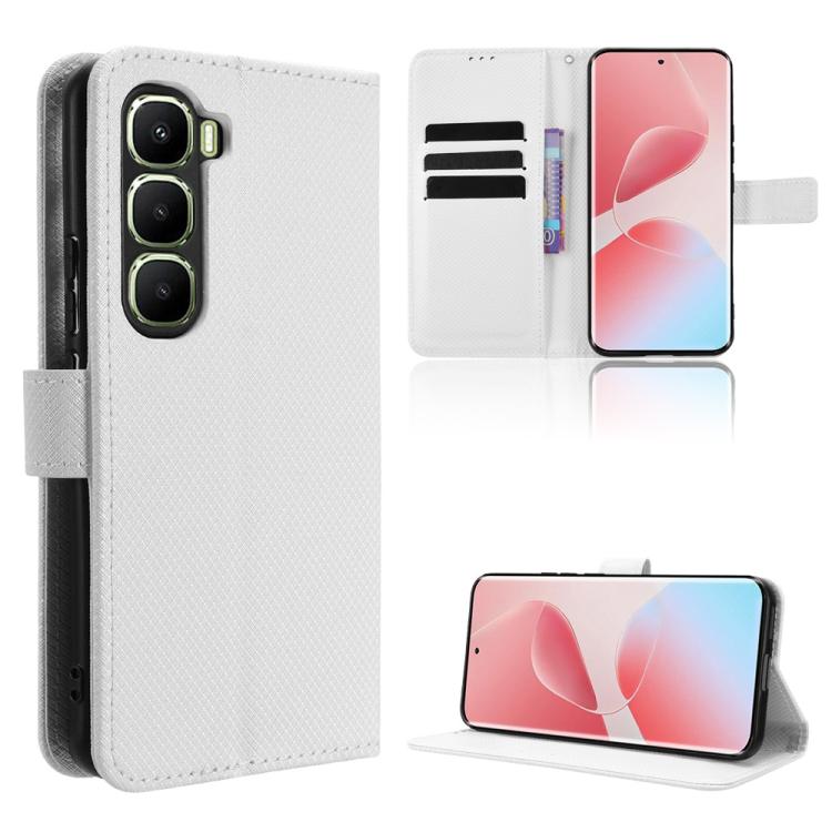Diamond Texture Leather Phone Case, For Infinix Note 60 / 60 Pro 5G, For Infinix Hot 60i 5G / Tecno Spark Go 5G, For Infinix Hot 60i 4G / Hot 60 5G, For Infinix Hot 60 Pro+ 4G