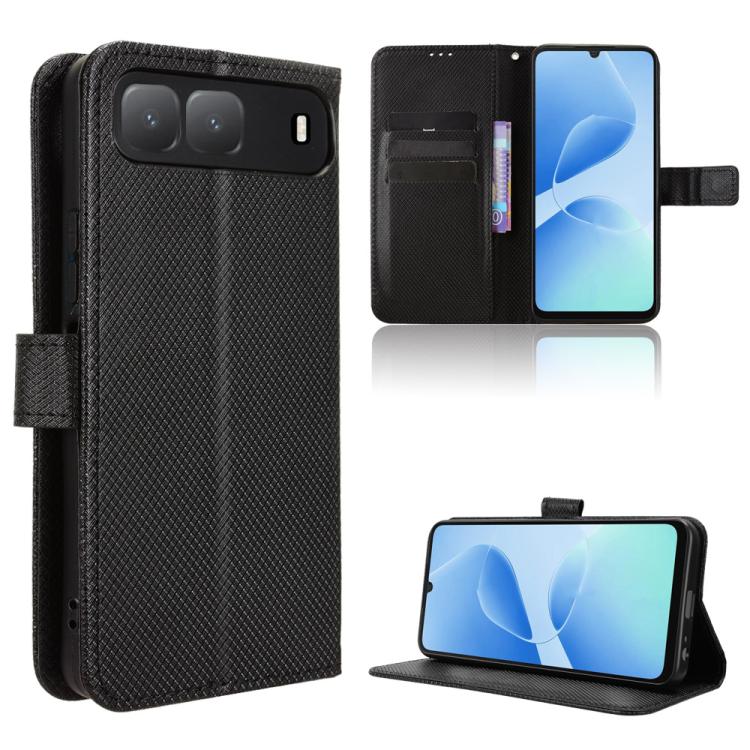 Diamond Texture Leather Phone Case, For Infinix Note 60 / 60 Pro 5G, For Infinix Hot 60i 5G / Tecno Spark Go 5G, For Infinix Hot 60i 4G / Hot 60 5G, For Infinix Hot 60 Pro+ 4G