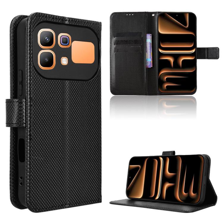 Diamond Texture Leather Phone Case, For Infinix Note 60 / 60 Pro 5G, For Infinix Hot 60i 5G / Tecno Spark Go 5G, For Infinix Hot 60i 4G / Hot 60 5G, For Infinix Hot 60 Pro+ 4G