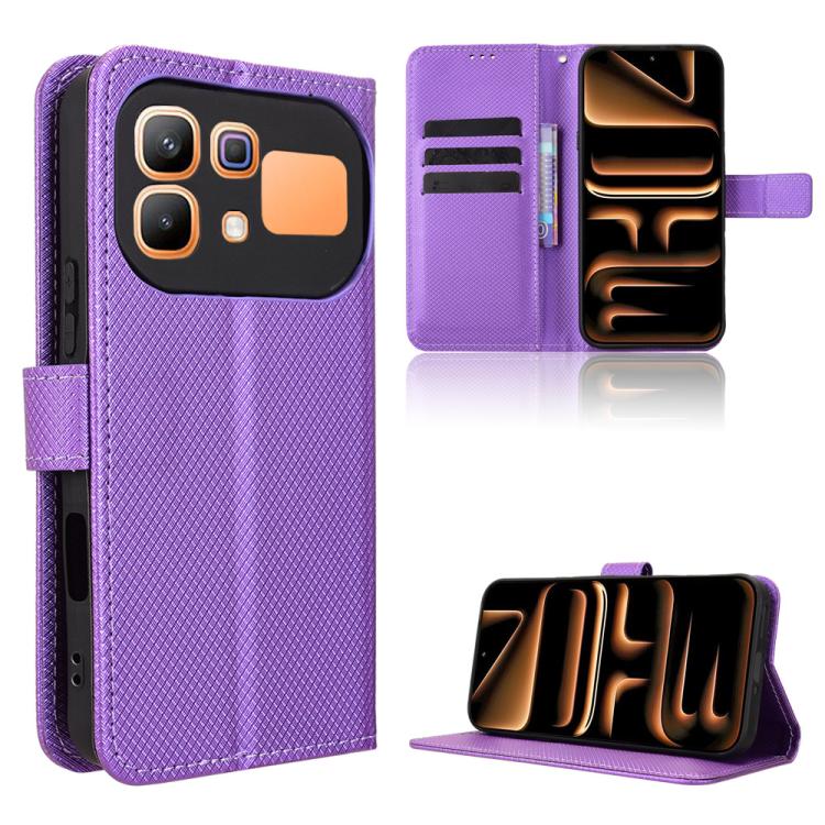 Diamond Texture Leather Phone Case, For Infinix Note 60 / 60 Pro 5G, For Infinix Hot 60i 5G / Tecno Spark Go 5G, For Infinix Hot 60i 4G / Hot 60 5G, For Infinix Hot 60 Pro+ 4G
