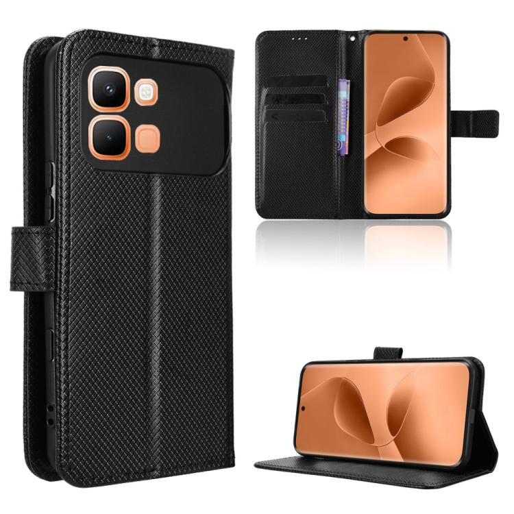 Diamond Texture Leather Phone Case, For Infinix GT 50 Pro 5G, For Infinix Note 60 Ultra 5G, For Infinix Note Edge 5G, For Infinix Smart 20 4G