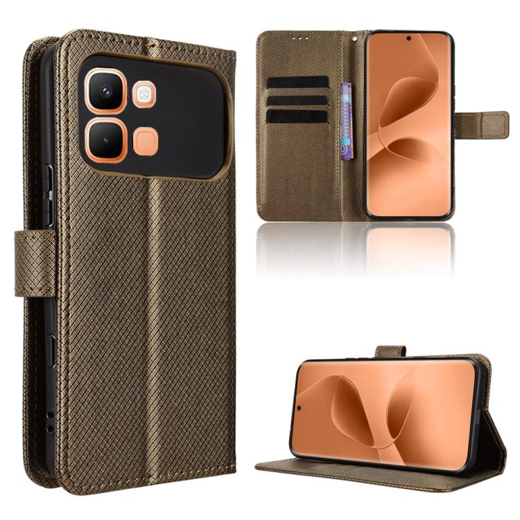 Diamond Texture Leather Phone Case, For Infinix GT 50 Pro 5G, For Infinix Note 60 Ultra 5G, For Infinix Note Edge 5G, For Infinix Smart 20 4G