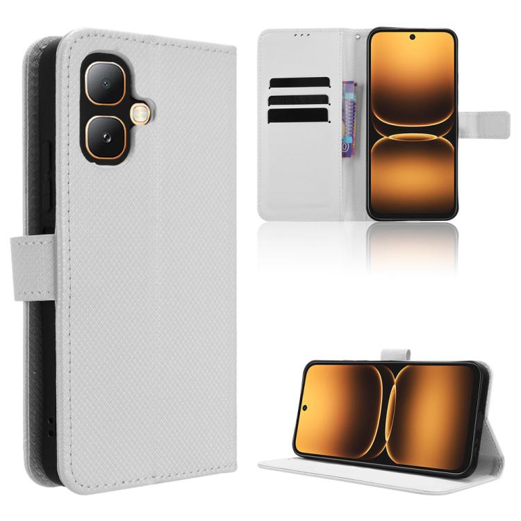 Diamond Texture Leather Phone Case, For Infinix GT 50 Pro 5G, For Infinix Note 60 Ultra 5G, For Infinix Note Edge 5G, For Infinix Smart 20 4G