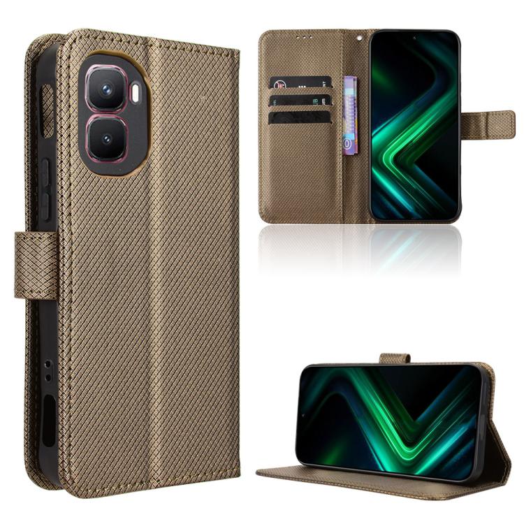 Diamond Texture Leather Phone Case, For Infinix GT 50 Pro 5G, For Infinix Note 60 Ultra 5G, For Infinix Note Edge 5G, For Infinix Smart 20 4G