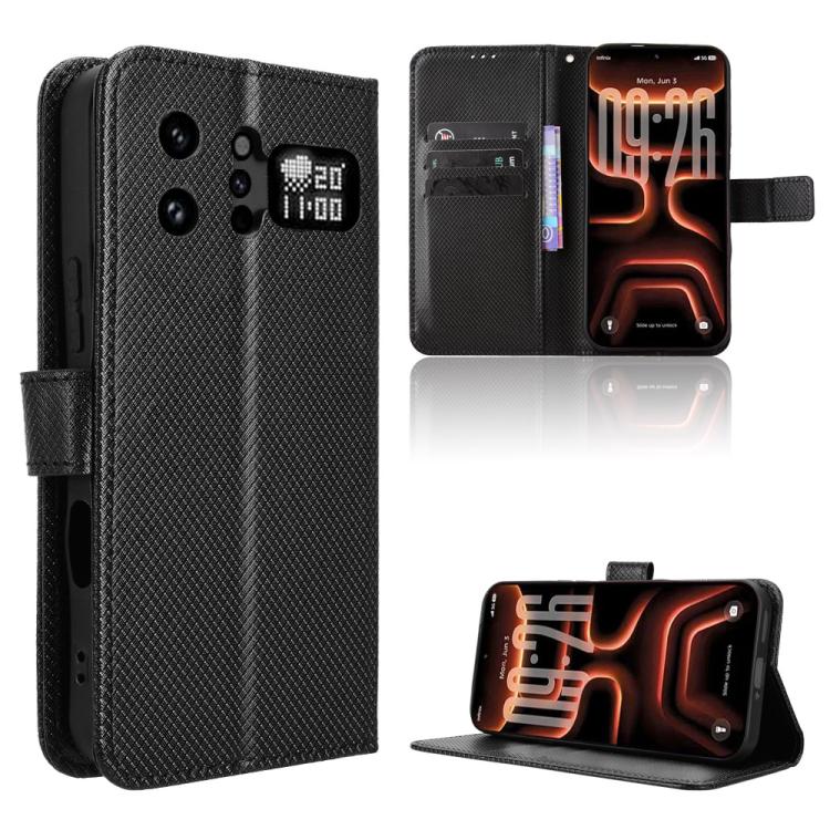 Diamond Texture Leather Phone Case, For Infinix GT 50 Pro 5G, For Infinix Note 60 Ultra 5G, For Infinix Note Edge 5G, For Infinix Smart 20 4G