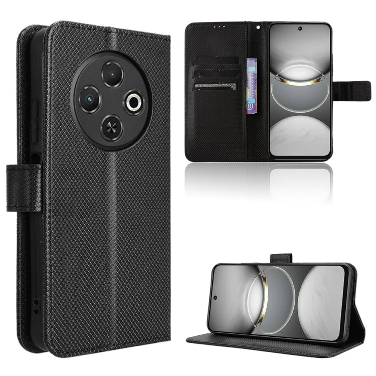 Diamond Texture Leather Phone Case, For Tecno Spark 30 Pro 4G, For Tecno Spark 30 4G, For Tecno Spark Go 1 / Pop 9 / Spark Go 2025, For Tecno Spark 30C 4G