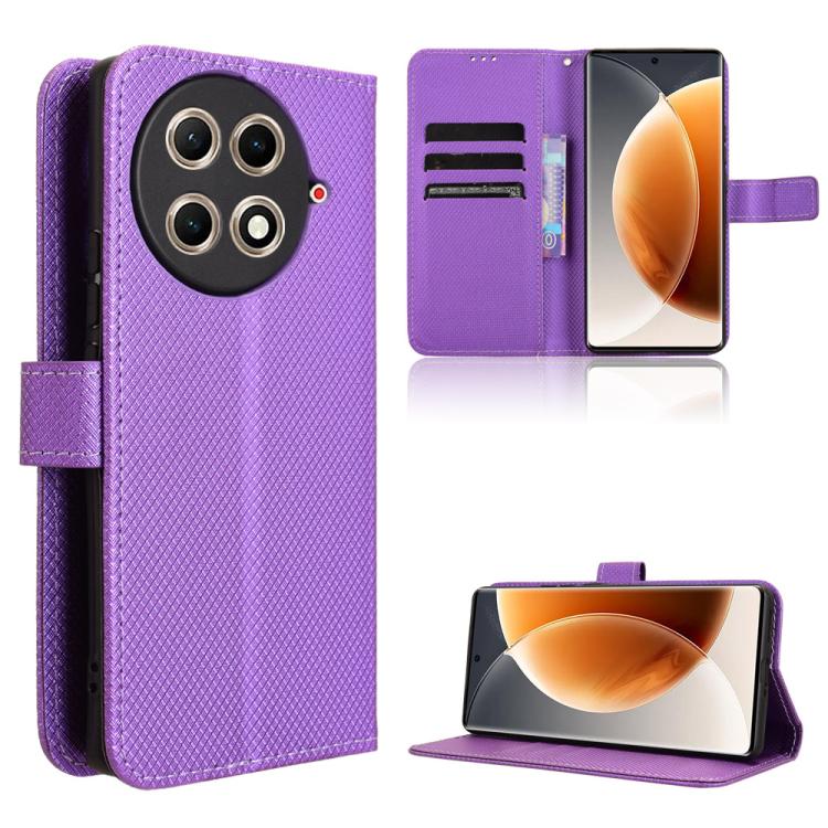 Diamond Texture Leather Phone Case, For Tecno Camon 40 Premier 5G, For Tecno Camon 40 4G, For Tecno Camon 30S 4G / 30S Pro 4G, For Tecno Pova 6 Neo 5G / Spark 30 5G