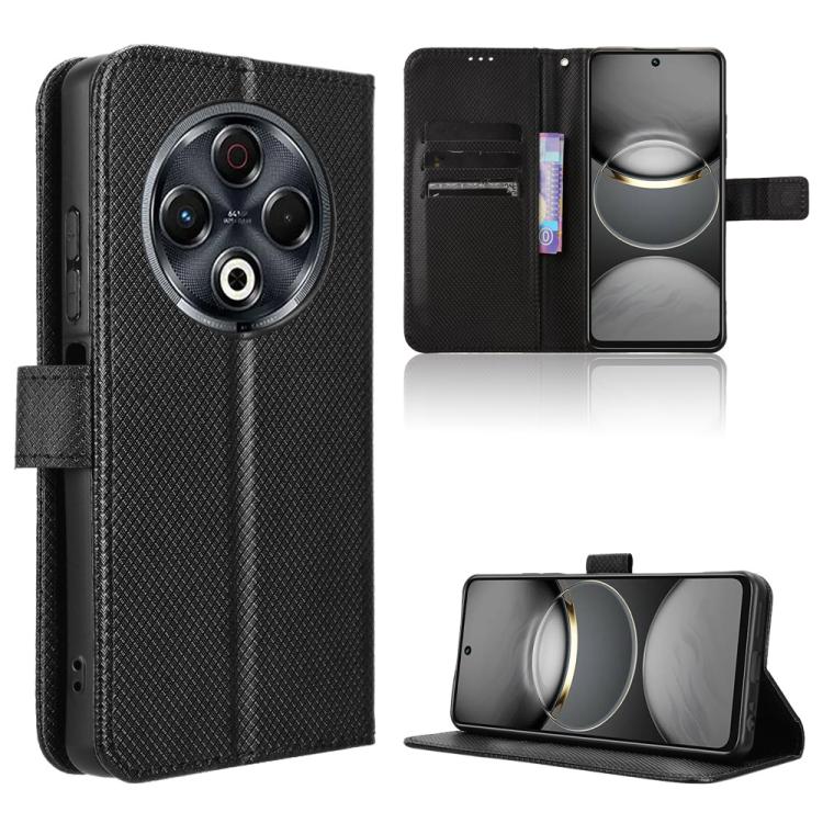 Diamond Texture Leather Phone Case, For Tecno Spark 30 Pro 4G, For Tecno Spark 30 4G, For Tecno Spark Go 1 / Pop 9 / Spark Go 2025, For Tecno Spark 30C 4G
