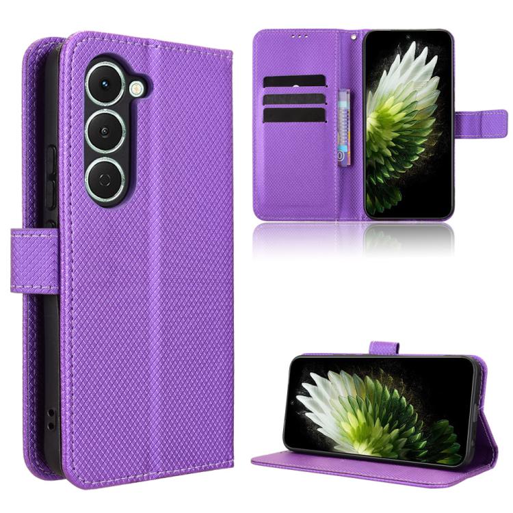 Diamond Texture Leather Phone Case, For Tecno Spark 40 Pro+ 4G, For Tecno Spark 40 Pro 4G, For Tecno Spark 40 4G, For Tecno Pova 7 Ultra 5G